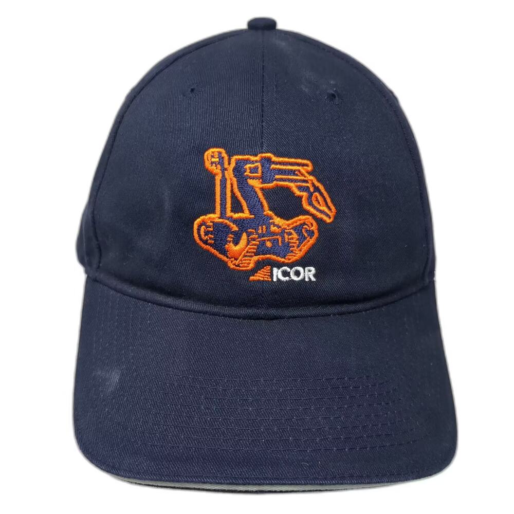 Fersten Worldwide Baseball Cap Blue Orange OS Embroidered Cotton Adjustable Hat